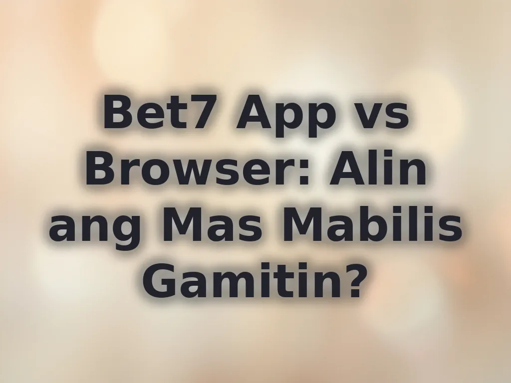 App vs Browser